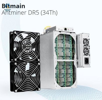 Bitmain Antminer DR5 34 Bin/S 35. DCR Decred Madencilik Donanımı Crypto Blake256r14