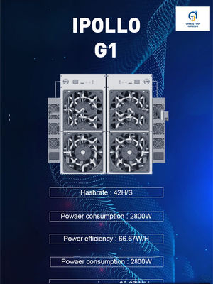 Ipollo'dan G1 Mini 2800W 40G/S Grin Madeni Para Madenciliği Asic Havuzu